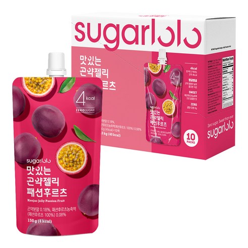 슈가로로 맛있는 곤약젤리 패션후르츠