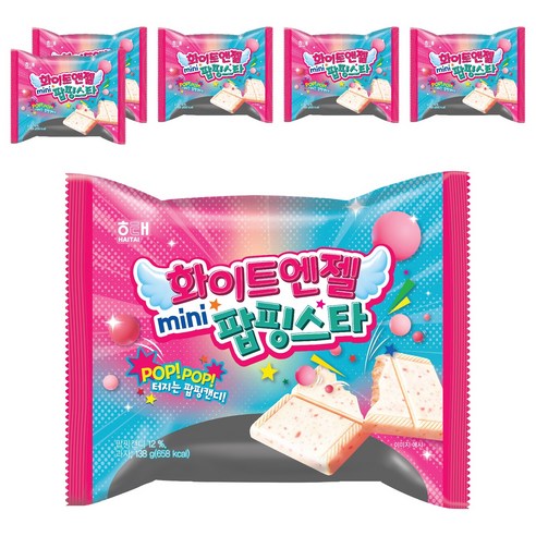 해태제과 화이트엔젤 미니 팝핑스타