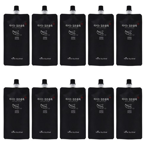 두손드림 마시는 검은콩죽
