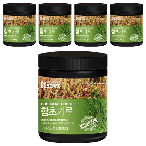 조은약초 프리미엄 함초 가루, 200g, 5개