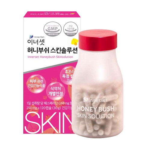 이너셋 허니부쉬 스킨솔루션 캡슐형, 120정, 1개
