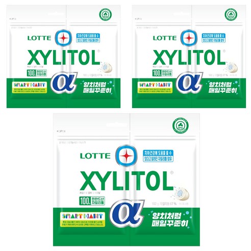 롯데자일리톨 알파 오리지날 껌 리필