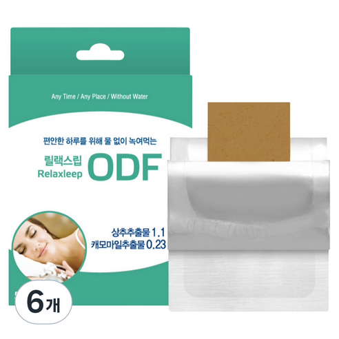 라보타치 바이타 릴렉스립 상추추출물 필름지 5p, 15g, 6개