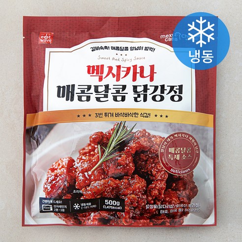 [로켓프레시] 멕시카나 매콤달콤 닭강정 (냉동)