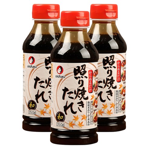 오타후쿠 데리야끼 타레 소스, 3개, 350g