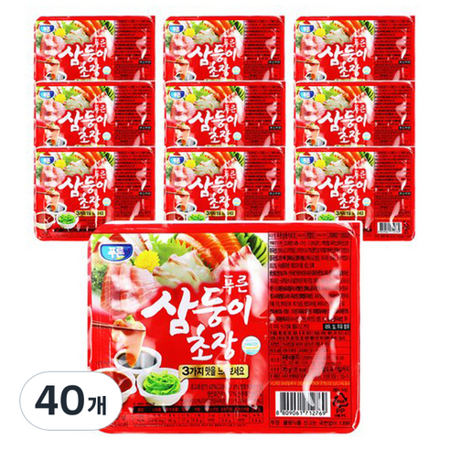 푸른식품 삼둥이초장, 70g, 40개