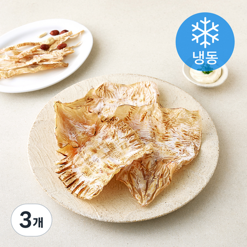 [로켓프레시] 바디 몸통 오징어 4미 (냉동), 3개, 160g