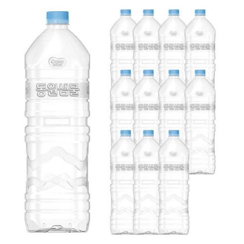 동원샘물 무라벨 2L 12개, 한 병 490원이면 생수 예산 다시 계산해요! 1