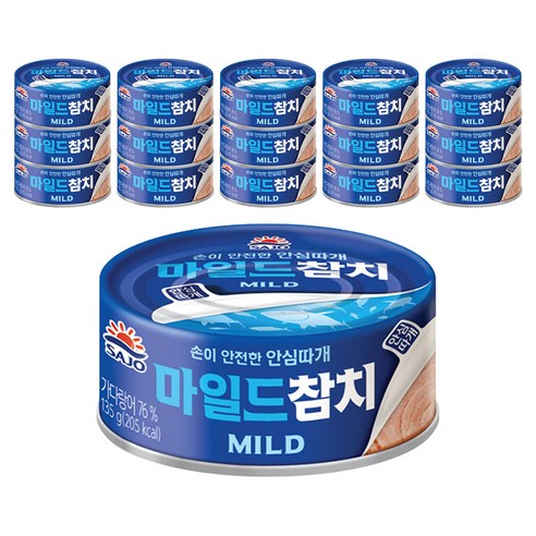 사조참치 마일드, 135g, 16개