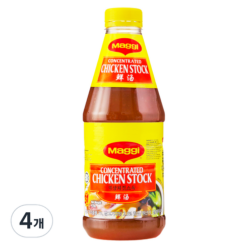 매기 콘센트레이티드 치킨스탁, 1.2kg, 4개