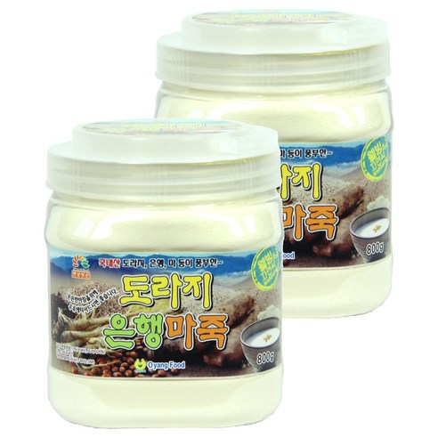 오양식품 도라지 은행 마죽, 800g, 2개