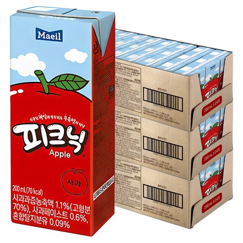 매일유업 피크닉 사과맛