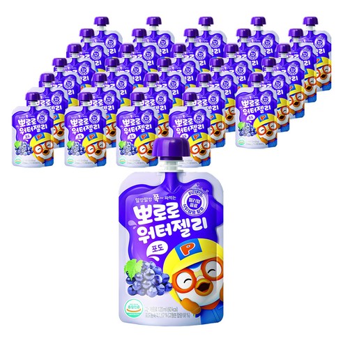 팔도 뽀로로 워터젤리 포도