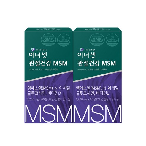 이너셋 관절건강 MSM 72g