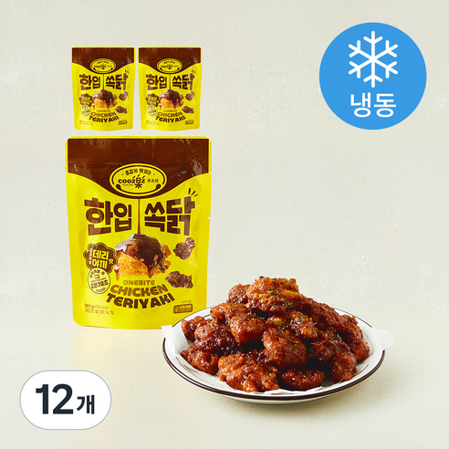 [로켓프레시] 쿠즈락 한입 쏙닭 데리야끼 (냉동)