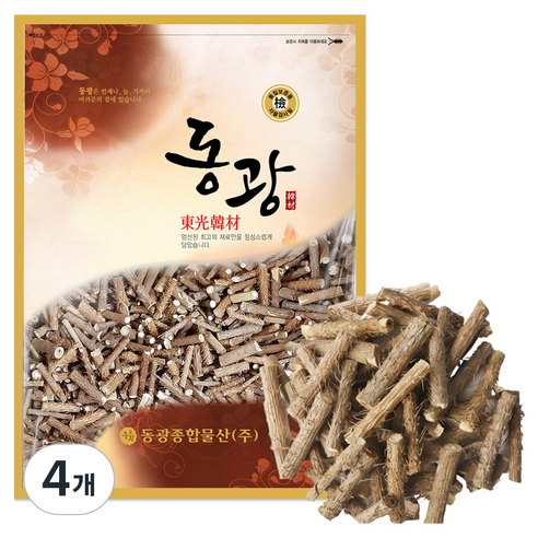 동광한방몰 국내산 가시오가피 나무, 300g, 4개