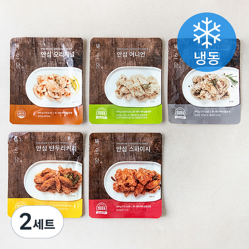 [로켓프레시] 바르닭 안심 100g x 5종 세트 (냉동)