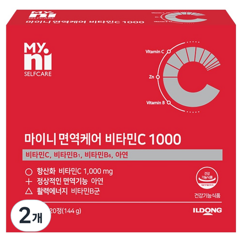 마이니 면역케어 비타민C 1000, 120정, 2개