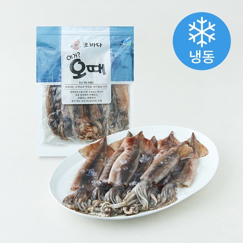 [로켓프레시] 오바다 국내산 내장째 먹는 통찜용 오징어 (냉동)