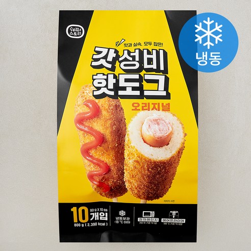 [로켓프레시] 쉐프스토리 갓성비 핫도그 (냉동)