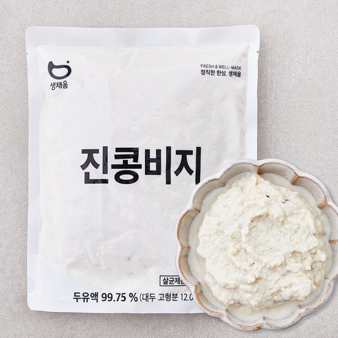 [로켓프레시] 생채움 진콩비지, 1kg, 1개