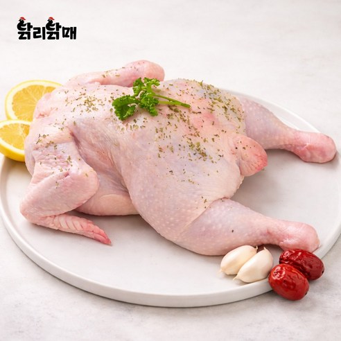닭리닭매 국내산 신선냉장 통닭 백숙, 2개, 900g