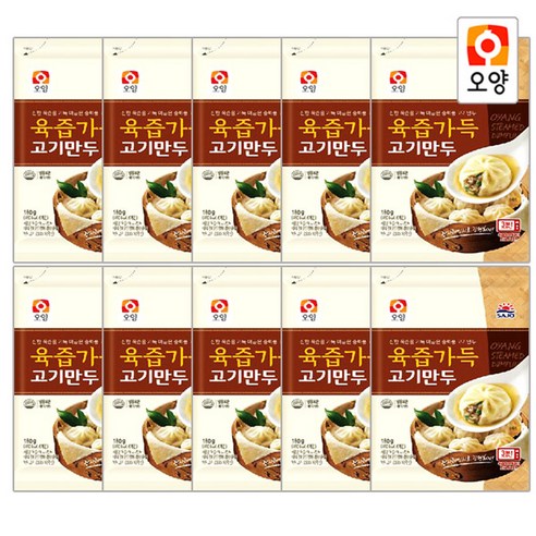 [퀴클리몰] 사조오양 육즙가득 고기만두 180g x 10개, 180g, 10개