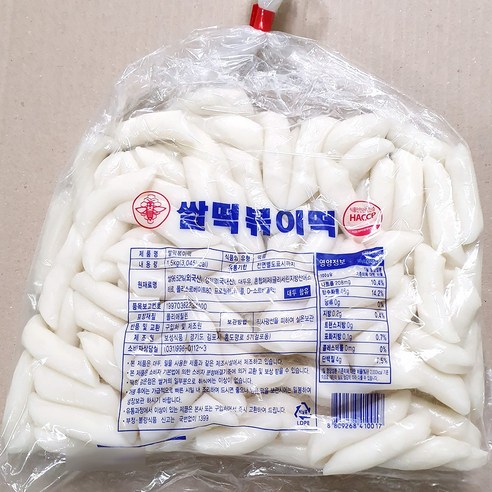 쌀떡볶이 중(보성 1.5K)/떡볶이/국민학교떡볶이, 1개, 1.5kg