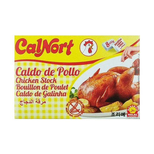 칼노트 치킨스톡 치킨 파우더 80g 닭고기육수 큐브 개별포장