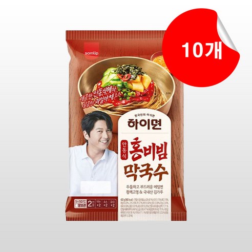 삼립 하이면 홍 비빔막국수 422g x 10개, 10개, 422g