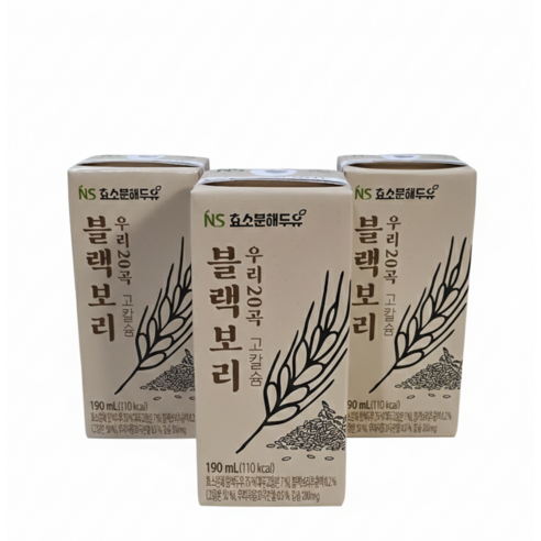 네이처세븐 효소분해 블랙보리 우리 20곡 고칼슘 두유