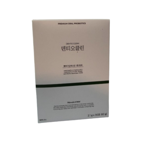 덴티오클린 구강 유산균 2gX30포 1박스  덴티 오스 프로바이오틱스