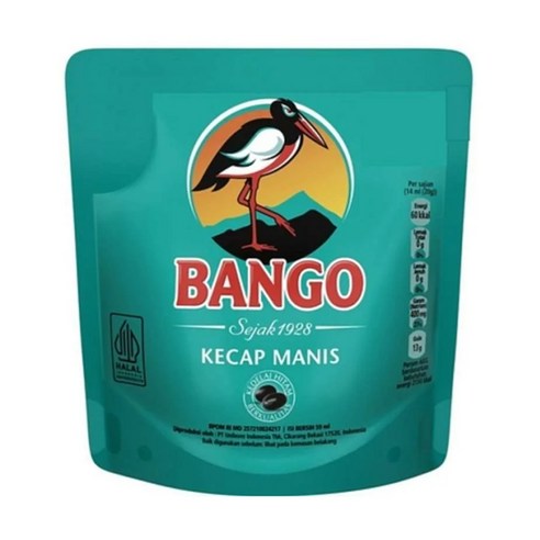 방오 케찹마니스 소용량 BANGO KECAP MANIS 할랄, 3개, 77g