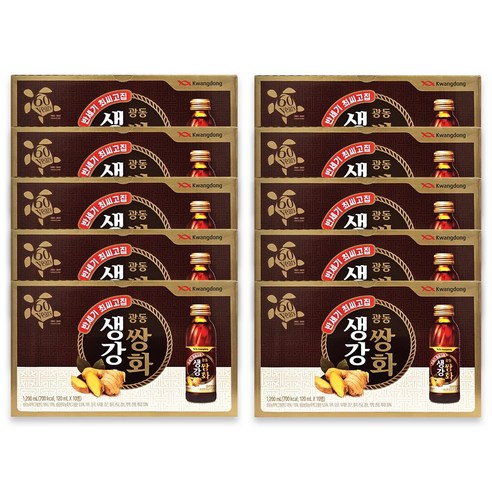 광동 제약 생강 쌍화 120ml 병음료 약국 건강 드링크