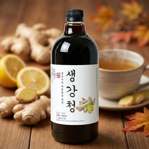 일타농부 생강청 1000ml 국내산 안동 생강 진한맛