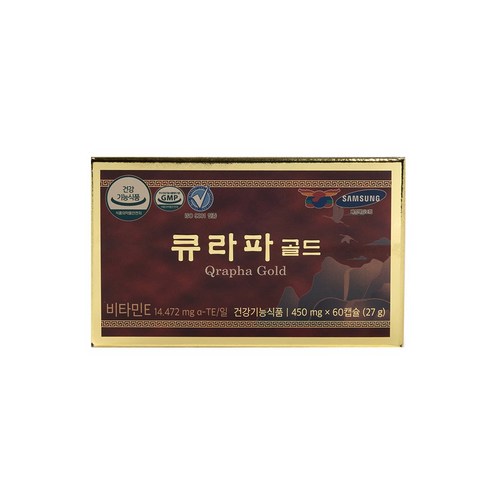 큐라파골드 비타민E 송침유 적송유, 60정, 1개