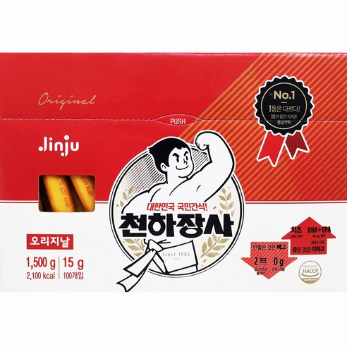 천하장사 오리지널 소시지, 1.5kg, 1개