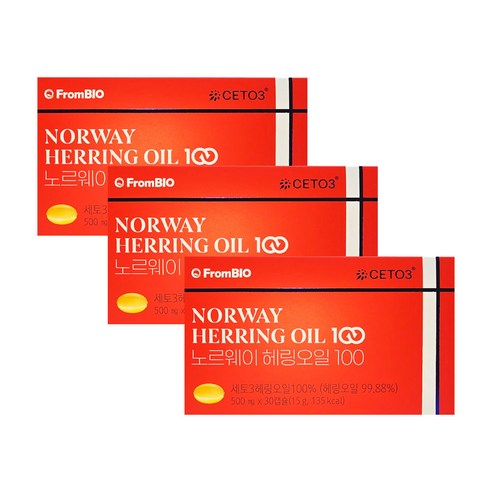 [FromBIO] 프롬바이오 노르웨이 헤링오일 100 / Norway herring oil 북유럽 오메가11 세토3