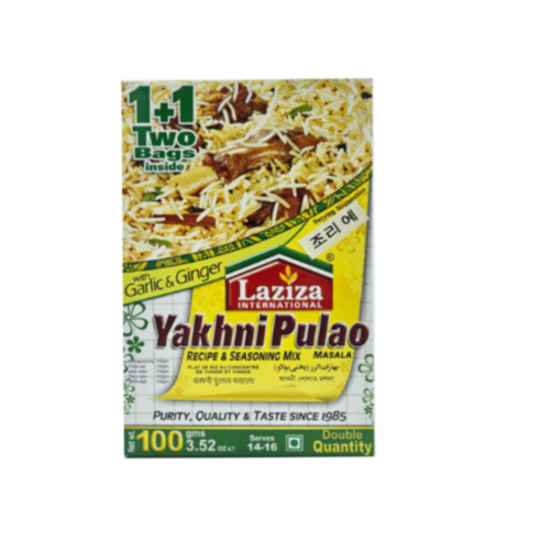 Laziza Yakhni Pulao Masala 야쿠니 폴라오 마살라 100g