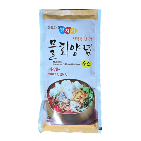 청지기 물회양념소스 300g X 28개 (날짜임박26년5월8일)