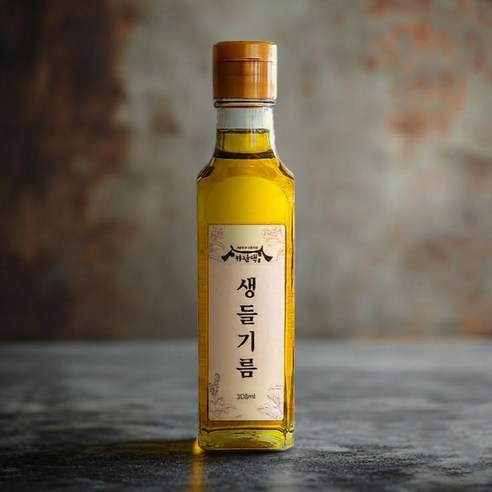 하남댁 저온압착 생들기름 냉압착 들기름, 4개, 300ml
