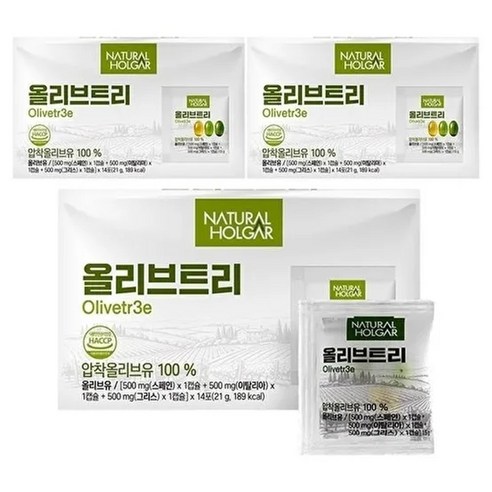 네츄럴올가네츄럴올가 올리브트리 3박스 (박스당 14포)