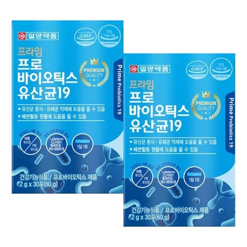 19종유산균일양프로바이오틱스유산균30포x2박스 김치유산균함유