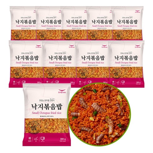 [도도나몰] 한우물 낙지 볶음밥, 300g, 10개
