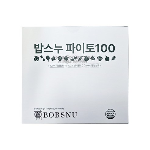 밥스누 파이토 100 생식