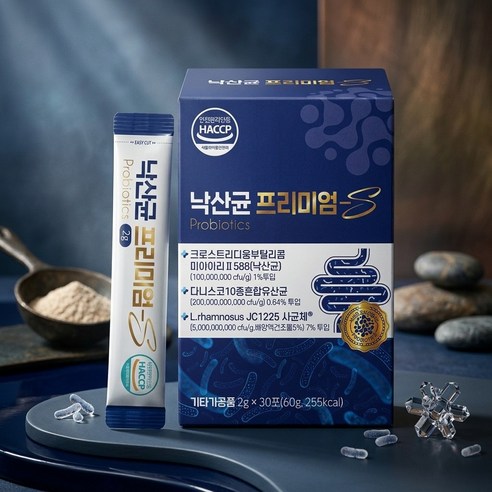 낙산균 프리미엄S(코케어 유산균 포스트바이오틱스 프로바이오틱스 사균체 람노스), 60g, 3개
