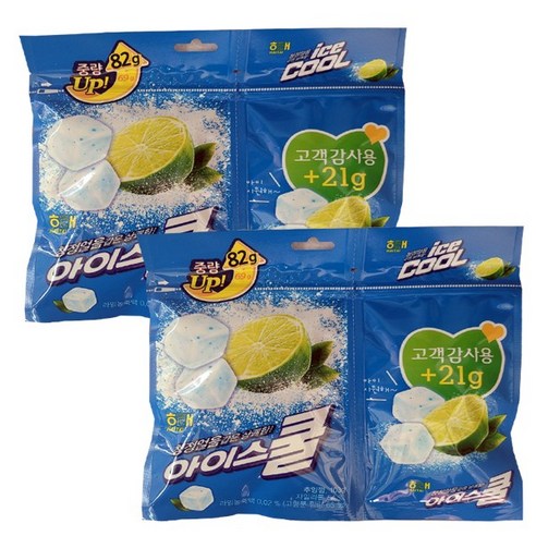 해태제과 아이스쿨껌 리필껌 츄잉껌