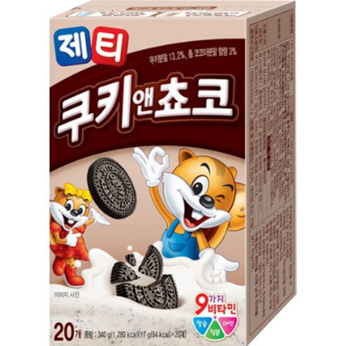 제티 쿠키앤초코맛