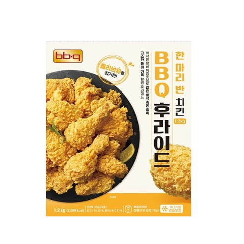 코스트코 BBQ 후라이드 한마리반 치킨 1.2kg 국내산 닭