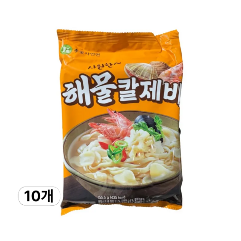 이가자연면 해물칼제비